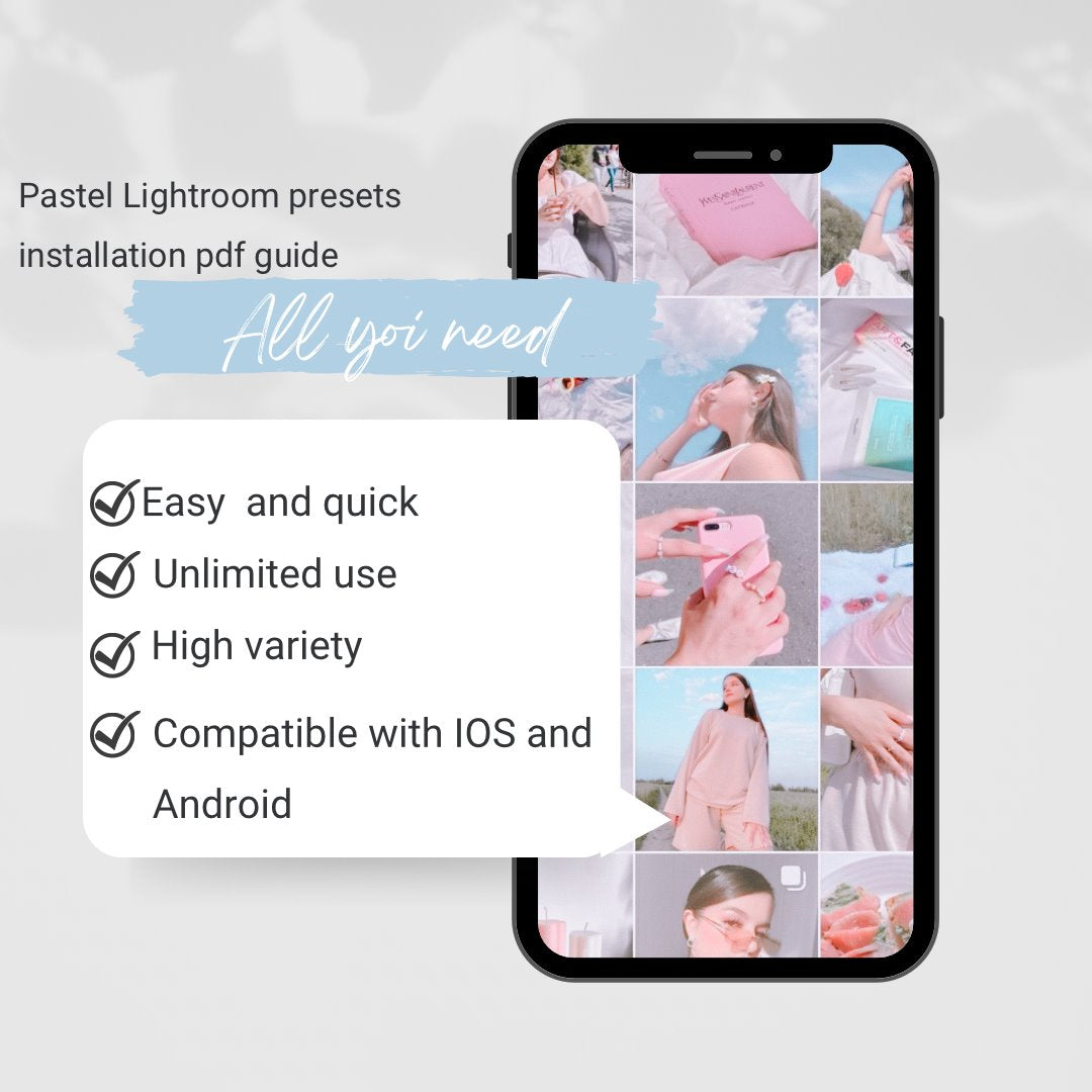 Pastel presets edital