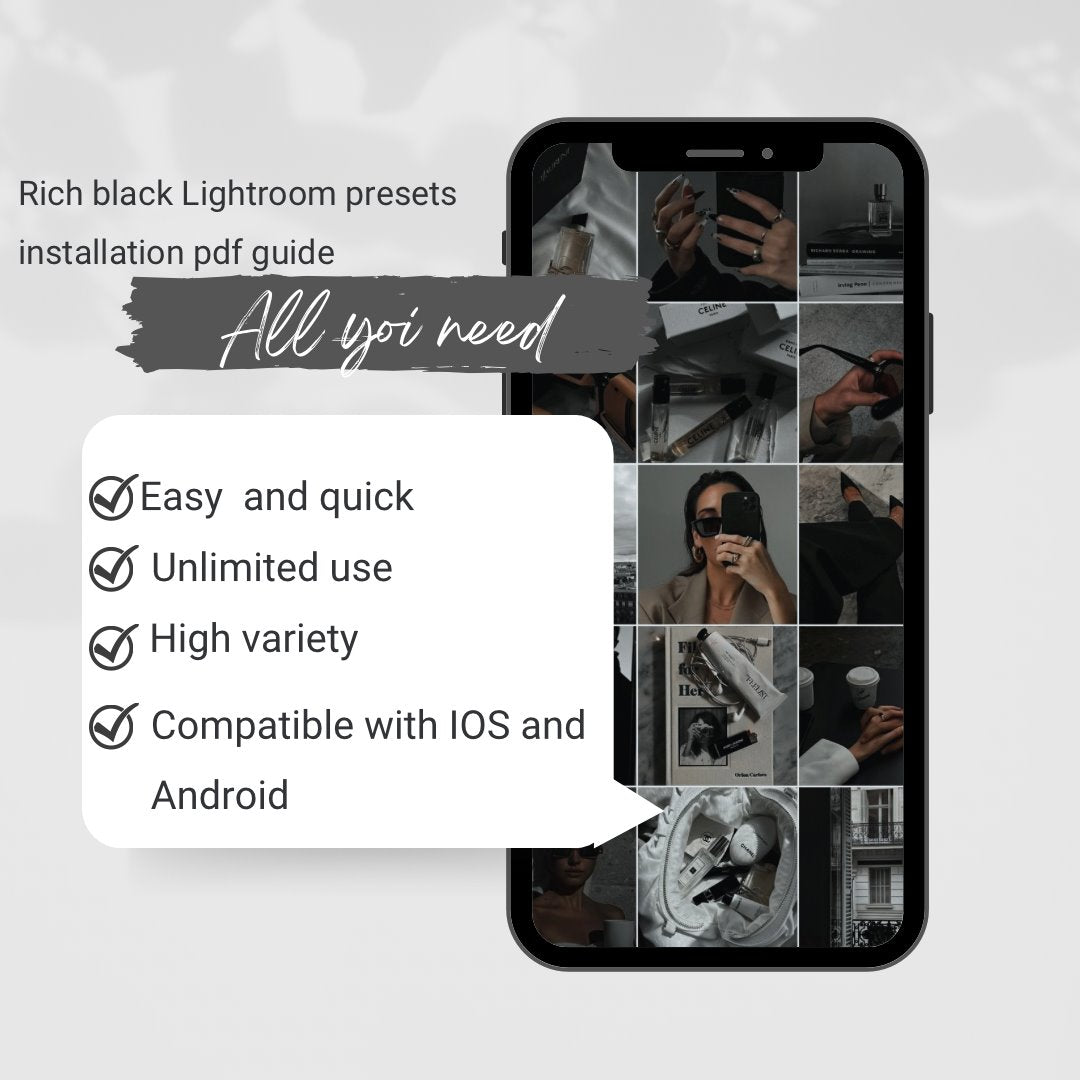 Rich Black Presets edital