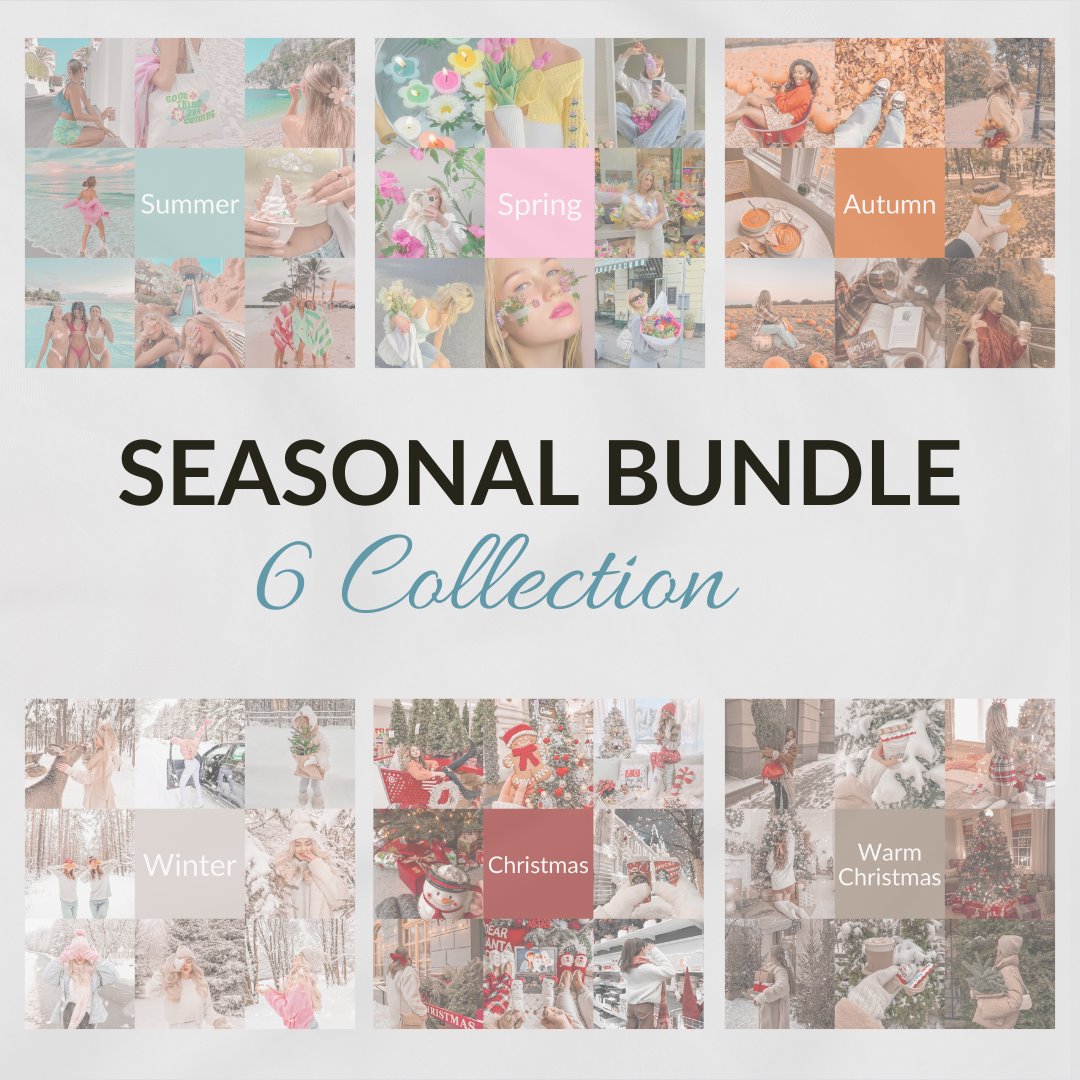 Seasonal Presets Bundle edital