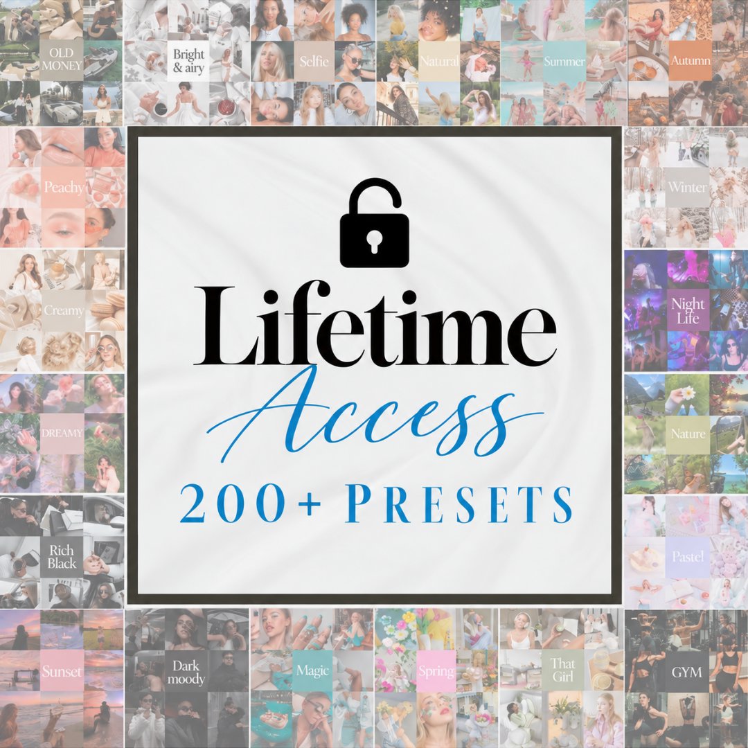 Unlock All Presets! Lightroom Presets Bundle edital