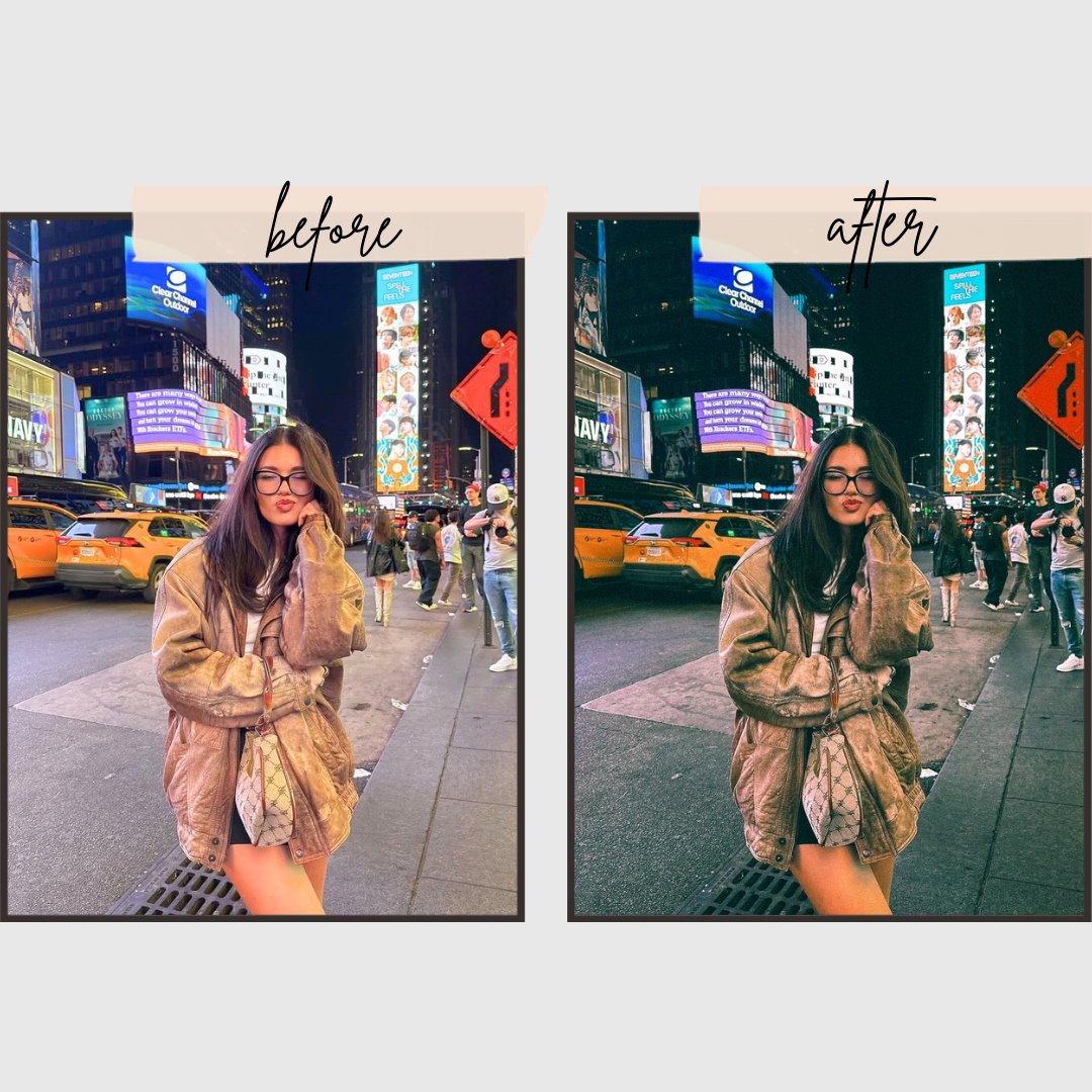 Vintage film Presets edital