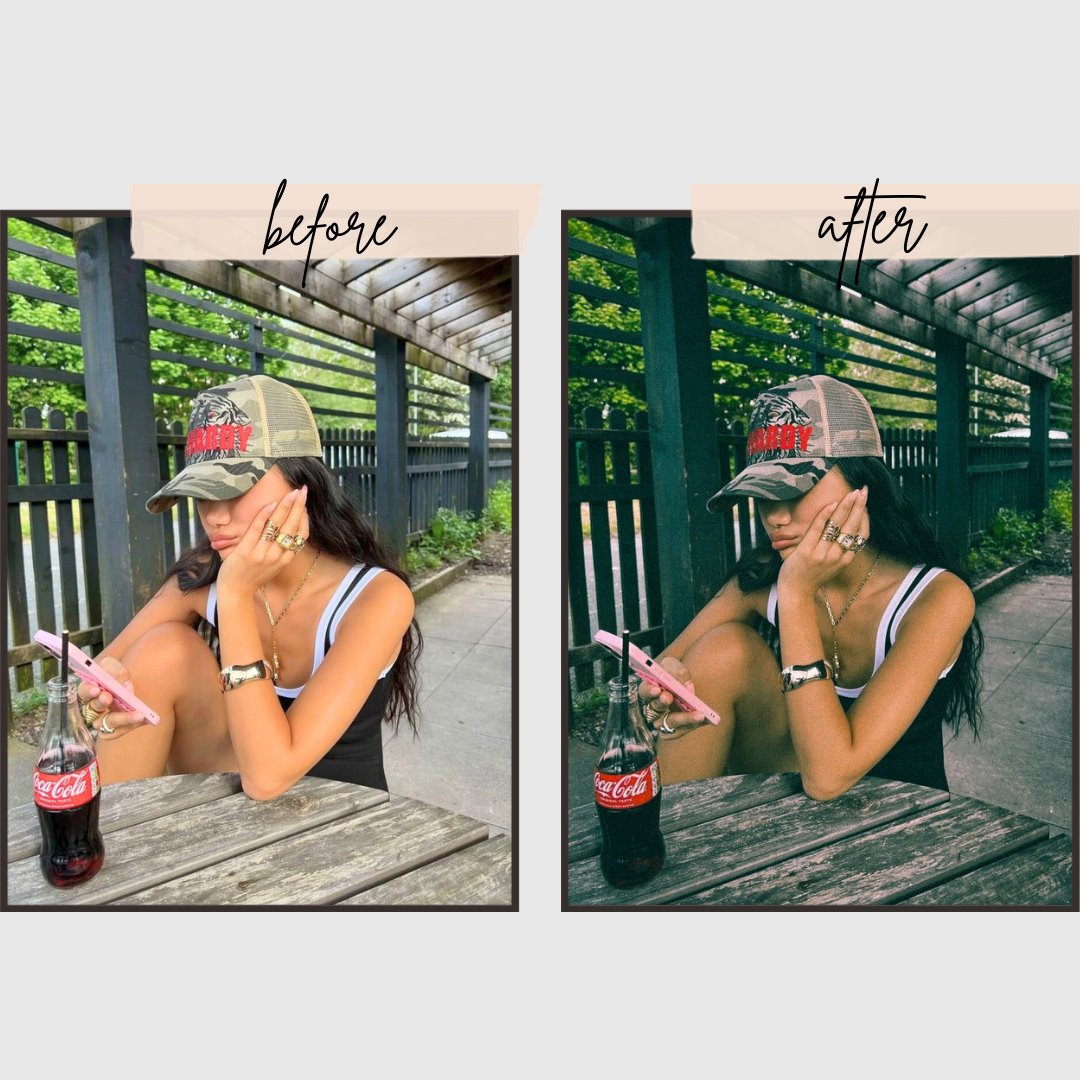 Vintage film Presets edital