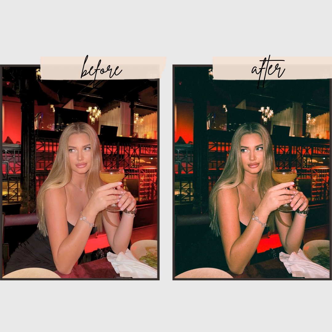 Vintage film Presets edital