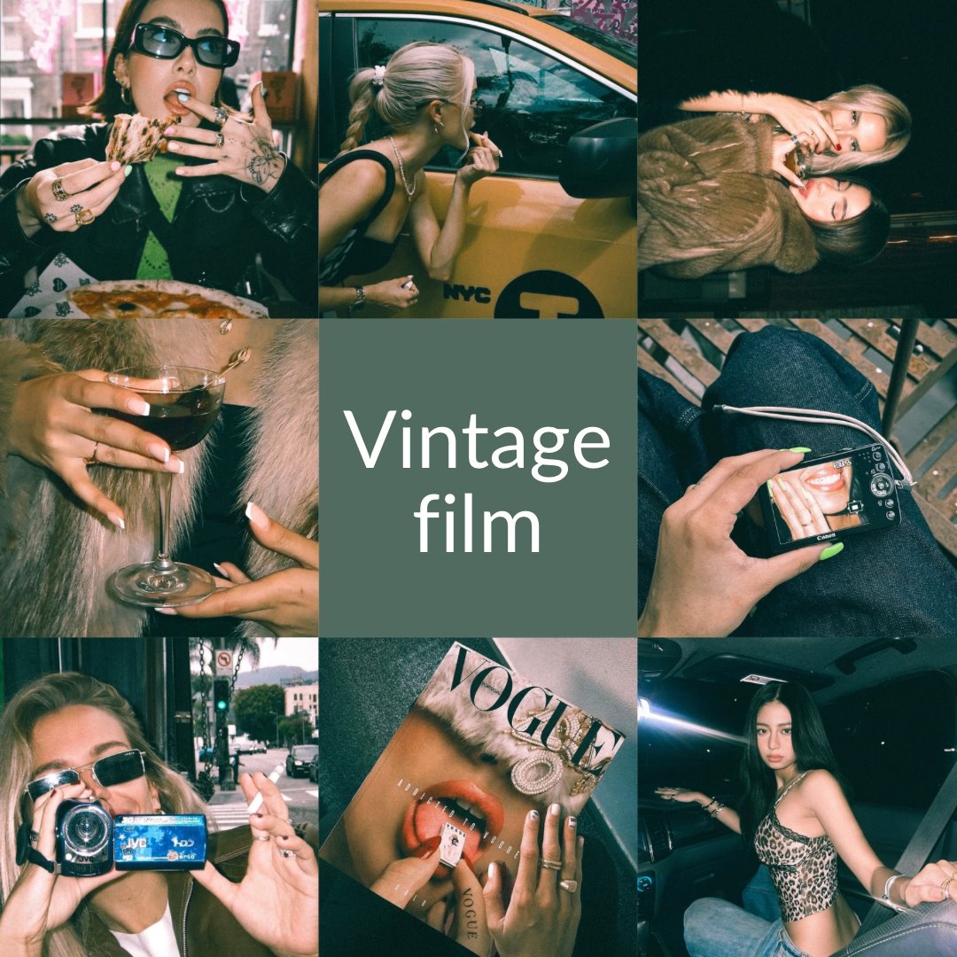 Vintage film Presets edital