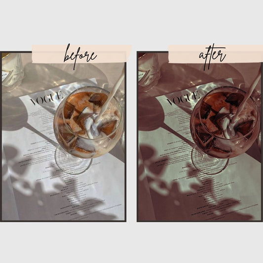 Dark coffee presets edital