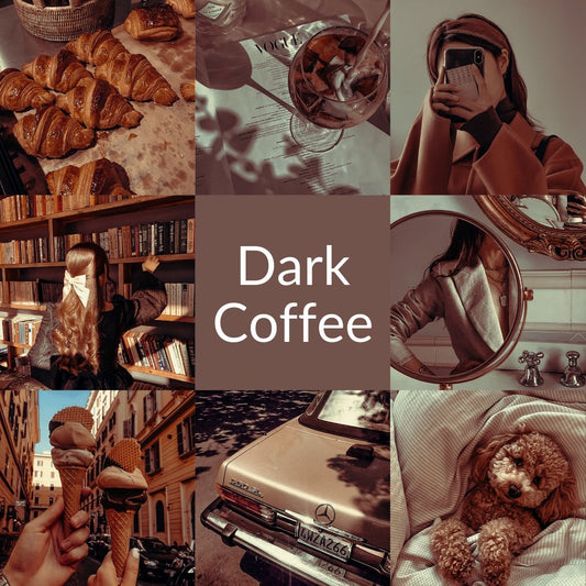 Dark coffee presets edital 