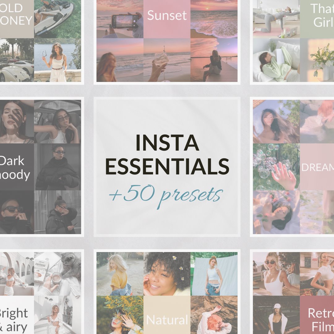 Insta Essentials Presets Bundle edital 