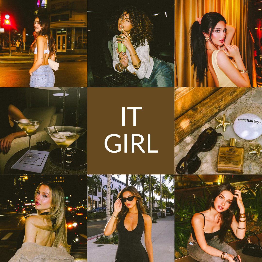 IT GIRL Presets edital 