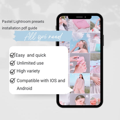 Pastel presets edital 