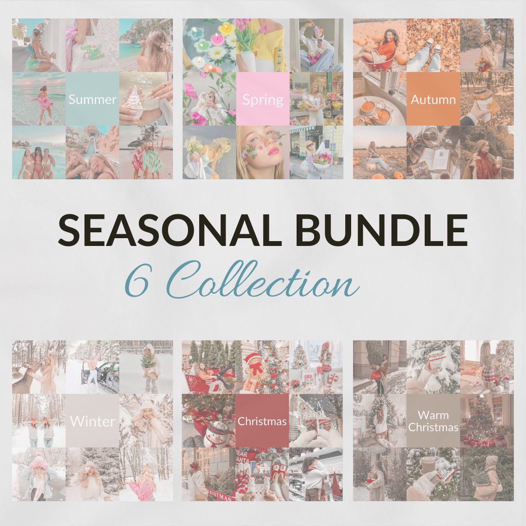 Seasonal Presets Bundle edital 