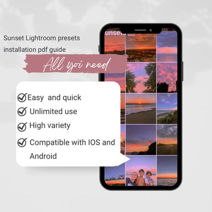 Sunset Presets edital 
