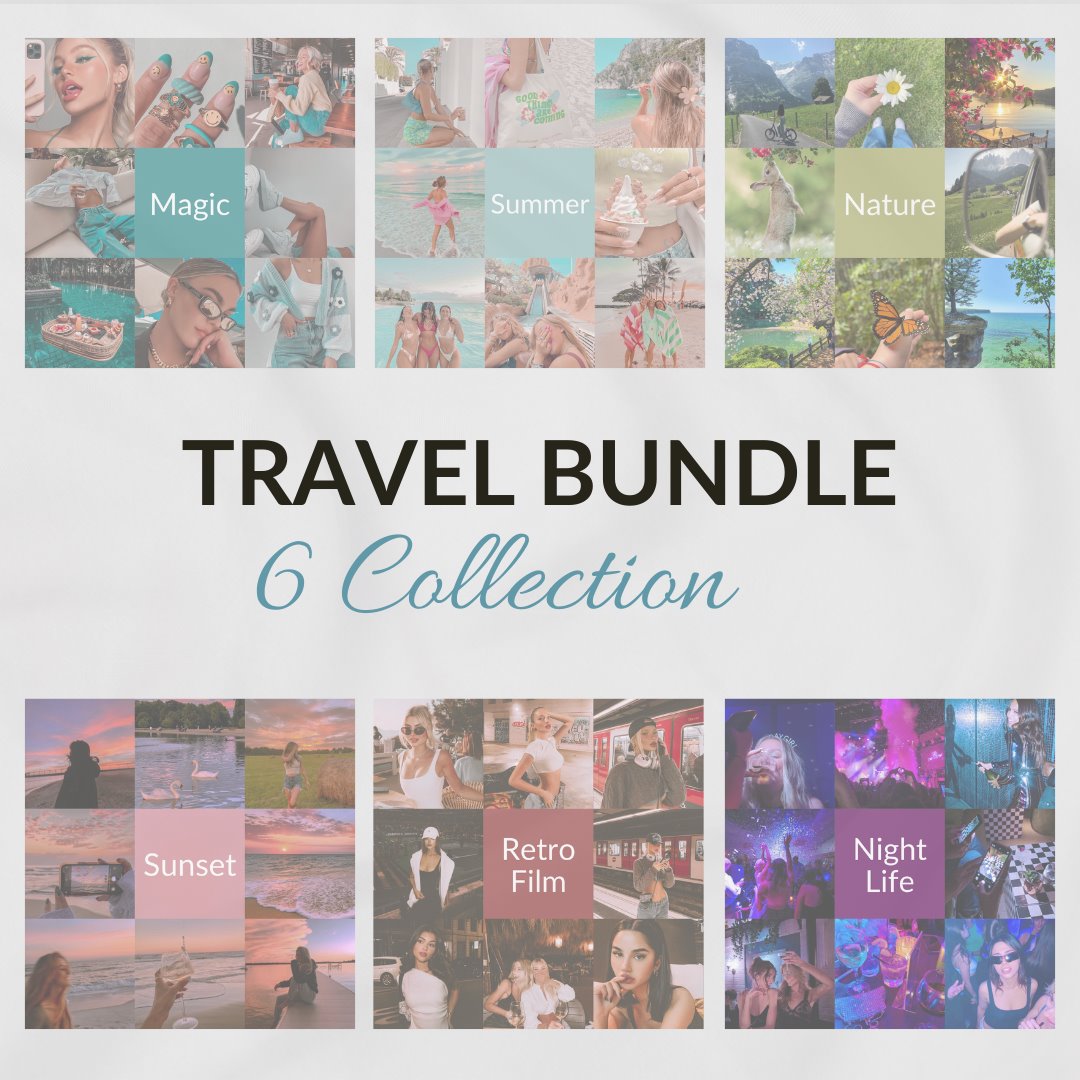 Travel Presets Bundle edital 