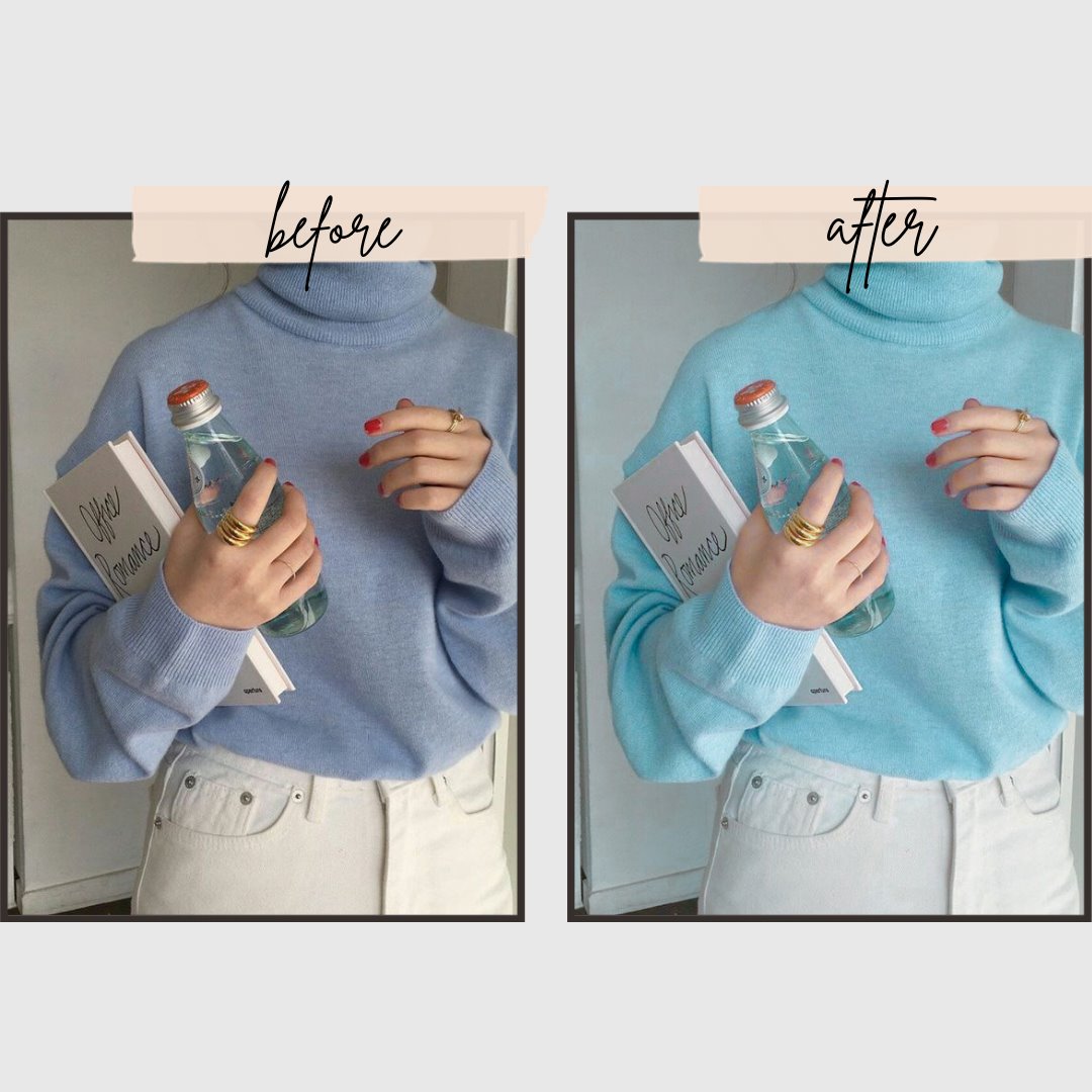 pastel Blue Preset edital 