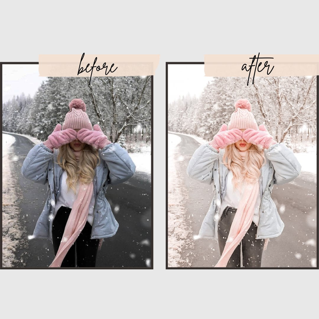 snowy winter presets edital 