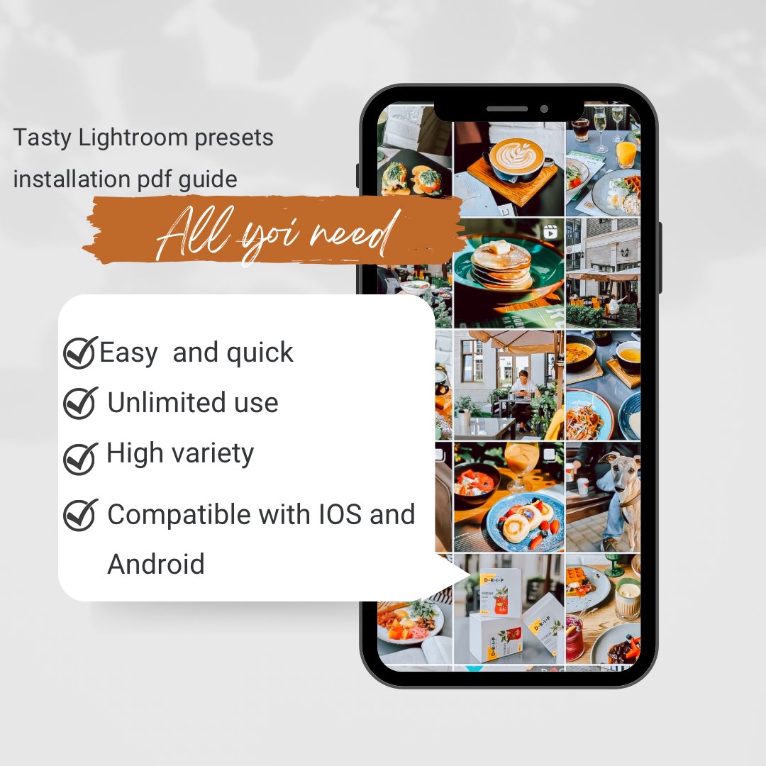 Tasty-Food Presets edital 